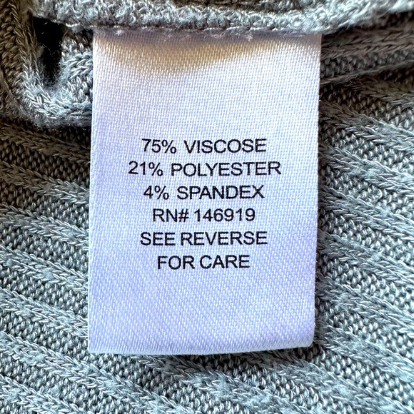 FRESHMAN 1996 RIBBED LONG SLEEVE GRAY TOP. SIZE MEDIUM. - Picture 5 of 5